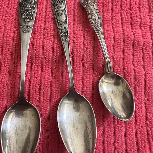 Antique Sterling Silver Spoon Etsy