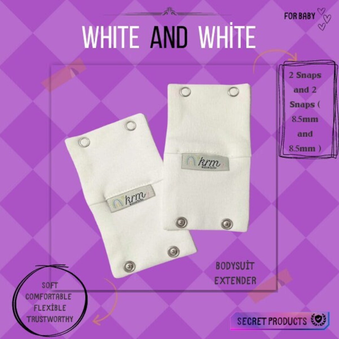 Bodysuit Extender Custom Extender Snap on Extender 2 Snaps Etsy