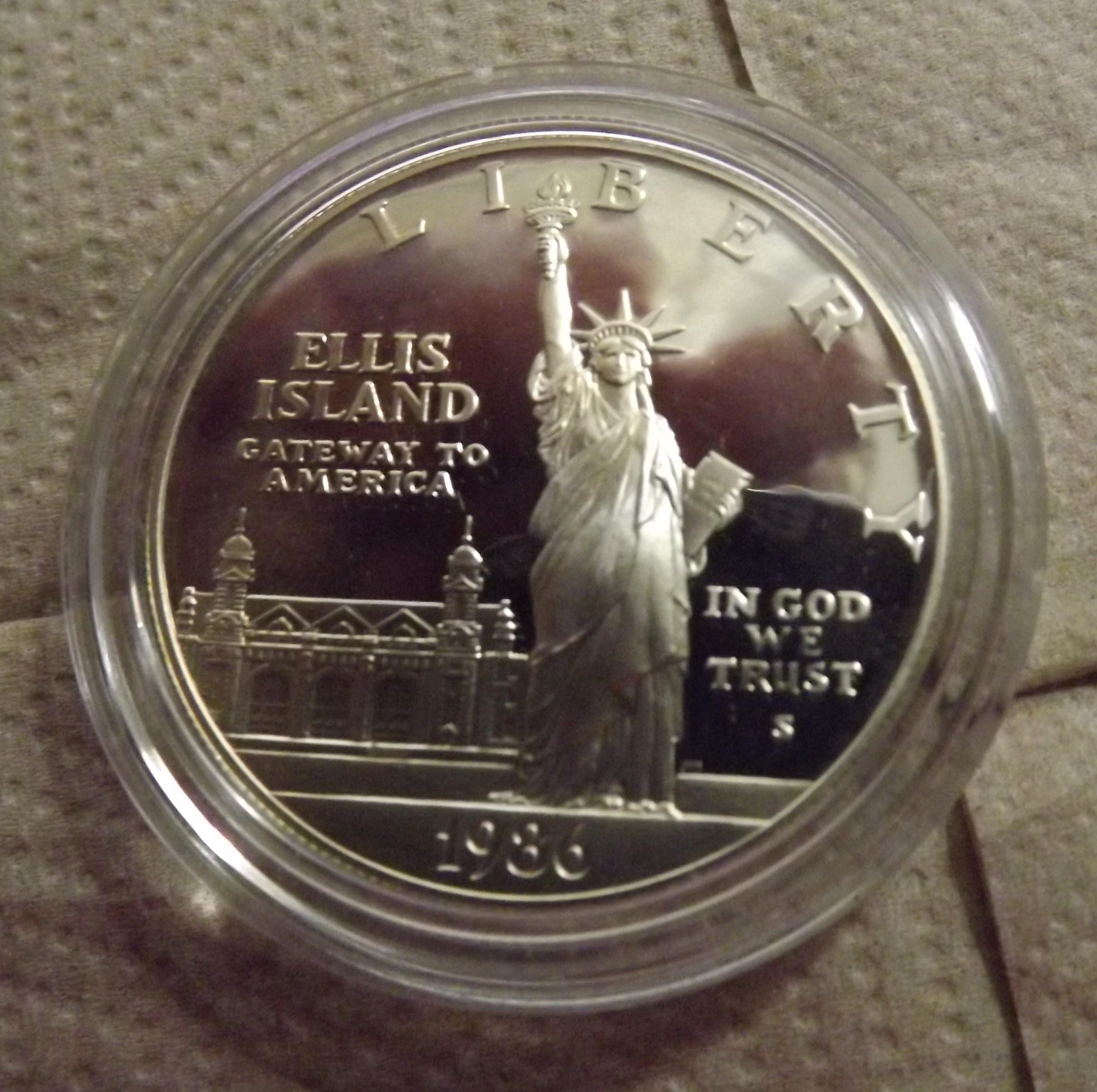 Ellis Island 1986 Liberty Coin - Etsy