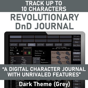 Digital DnD Campaign Tracker, Dungeons and Dragons 5e Player Notebook, Digital D&D Beginner, DnD Campain Planner, DnD Session Notes