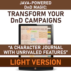 Digitaal DnD-personagedagboek, Dungeons and Dragons 5e Character Journal, geautomatiseerde digitale D&D-personagebladen, DnD-spreukkaarten