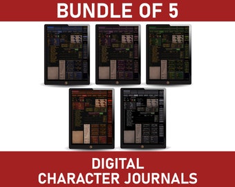 Lot de journaux numériques D&D 5e : automatisations et générateurs (téléchargement numérique)