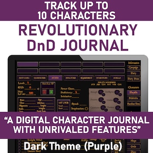 Carnet de notes pour joueur Donjons et Dragons, notes de session M&D, kit de démarrage D&D, planificateur de campagne 5e, classeur numérique M&D et suivi