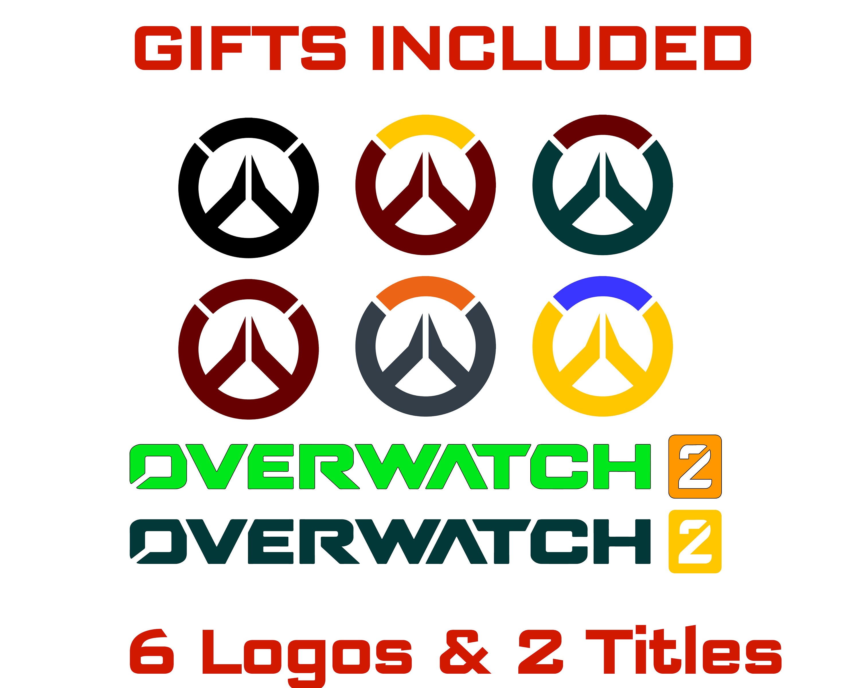 Overwatch 2 Heroes Svg Png Pdf Overwatch 2 Heroes Clipart Etsy