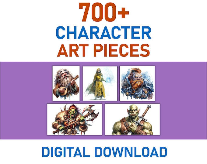 Character Art Bundle for Roleplaying Games