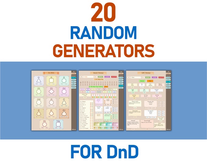 Random Generators for DnD