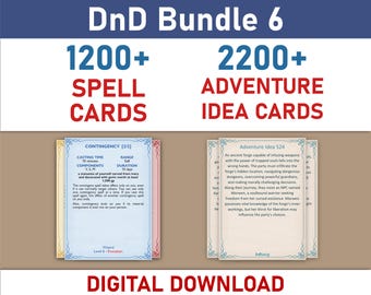 Spell Cards Bundle (SRD5.1)