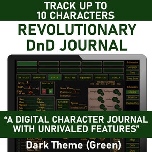 Costruttore di personaggi digitali di Dungeons and Dragons, DnD Tracker, D&D Planner con carte degli incantesimi, 5e Companion, raccoglitore digitale DnD, diario digitale