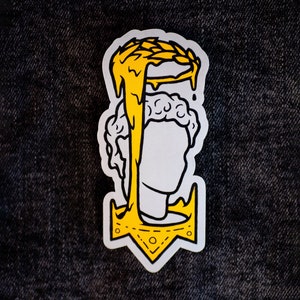 Upside Down Kingdom Sticker 2.1&quot;x4&quot;