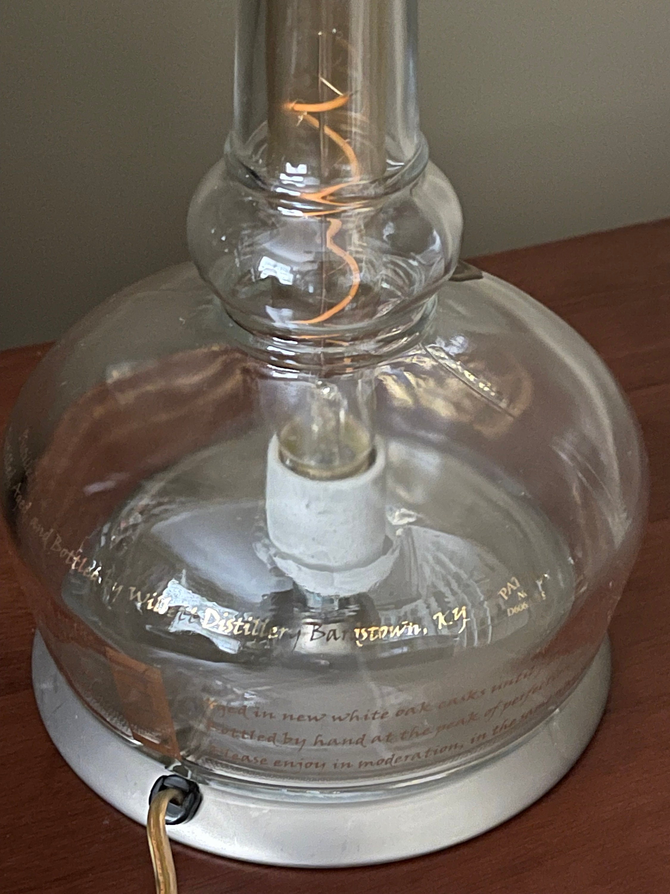 Willett 1.75L Bourbon Whiskey Table Lamp Etsy