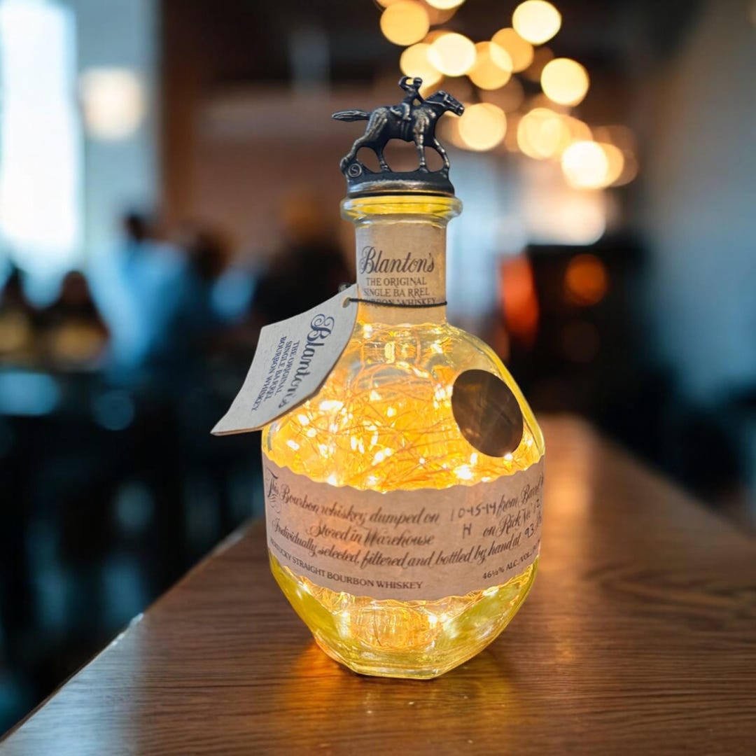 Blanton's Bourbon Whiskey LED String Light Accent Lamp - Etsy Canada