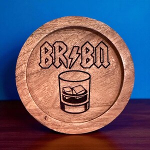 BR/BN Wood Drink Coaster