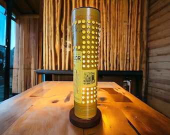 EH Taylor Bourbon Whiskey Tube Table Lamp