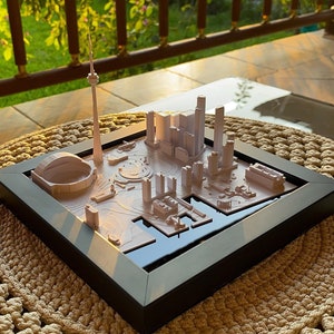 Toronto Modell 3D Gedruckt - Hostessen Geschenk - Bücherregal Dekor - Ästhetischer Raum Dekor - Jugendzimmer Dekor - Einweihungsparty Geschenk - Regal Dekor Objekte