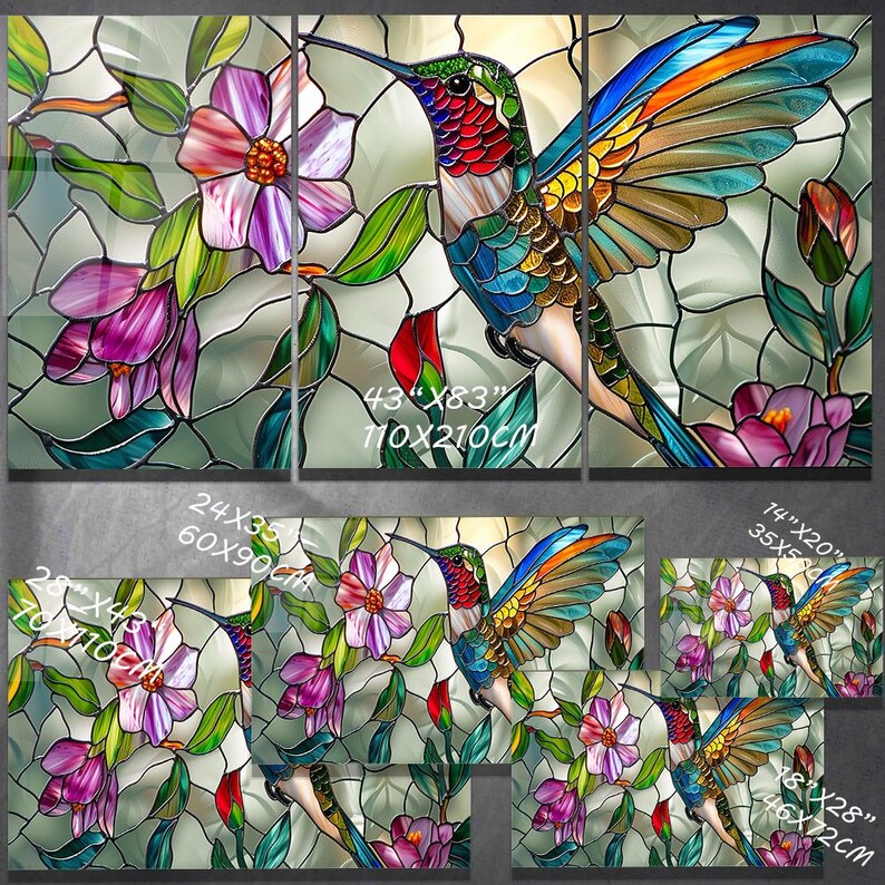 Stained Glass Painting Tempered Glass Wall Art Beeeater, Stained Glass