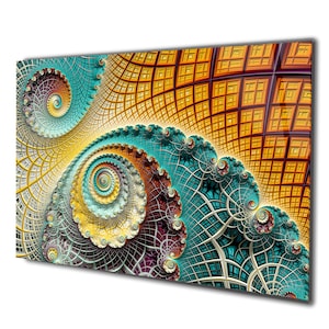 Colourful Tempered Glass Wall Art Abstract Panoramic Wall Art Tempered Glass Backsplash Extra Large Wall Art Wall Art for Mom Wall decor