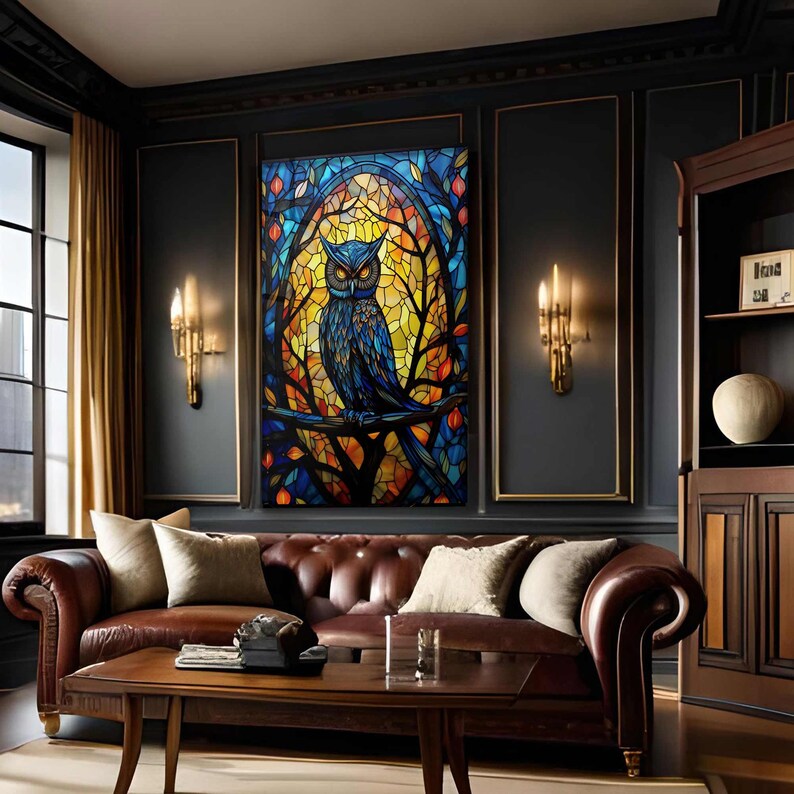 ART-CRAFT Décoration à Suspendre Pour Fenêtre - Attrape-soleil Fait à La Main Pour Jeux De Lumière Magique - Décoration De Fenêtre Et De Jardin - Décoration De Fenêtre Peinte à La Main