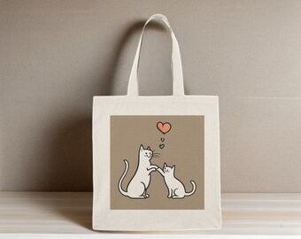 Love bag, Cats in Love Tote Bag