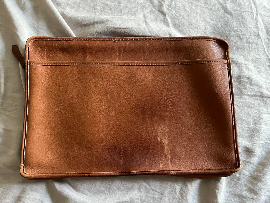 Vintage Coach Laptop Bag/clutch Etsy