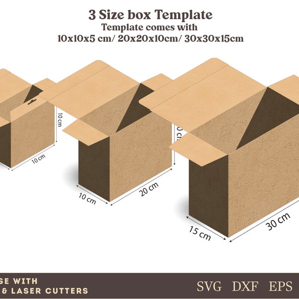 Box template svg, Gift Box SVG, Packaging Box Templates, mini Hanging Rectangular Box SVG, Cricut Cut laser cutting machine files Dxf Eps