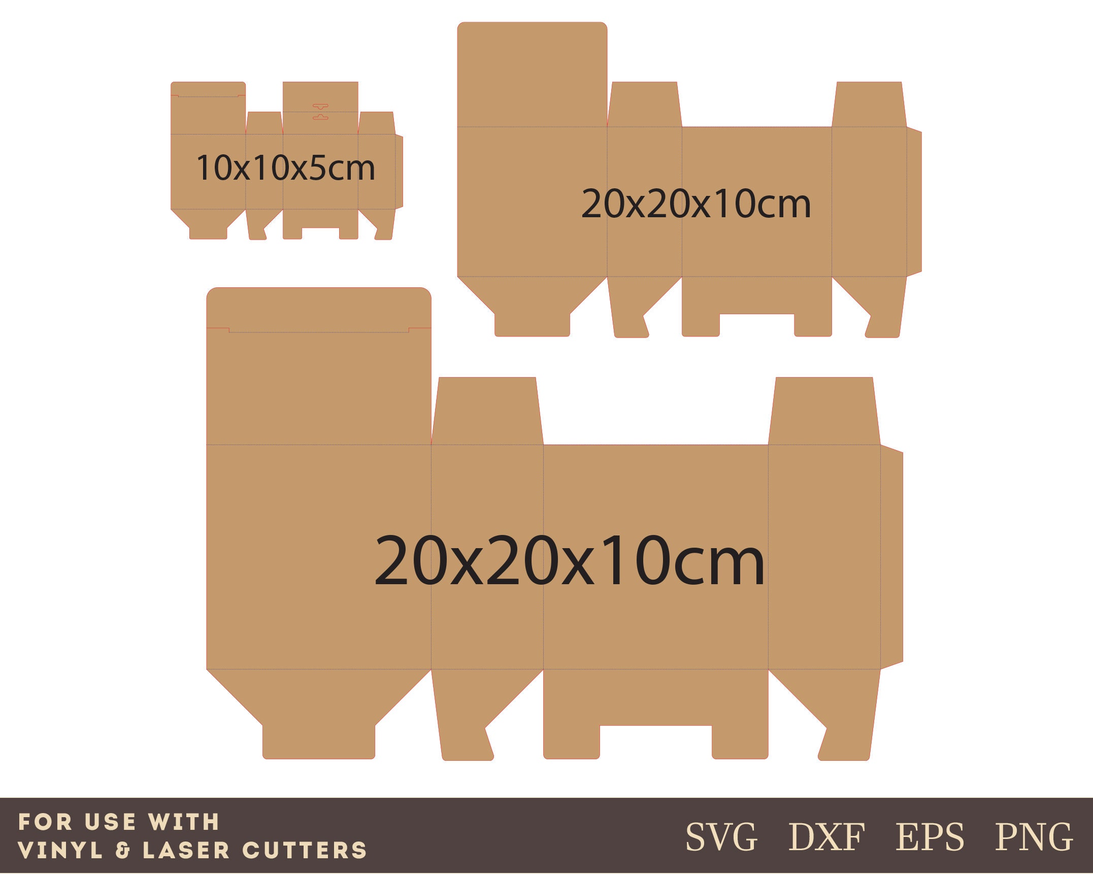 Box Vorlage SVG Geschenkbox SVG Verpackung Box Vorlagen Etsy.de