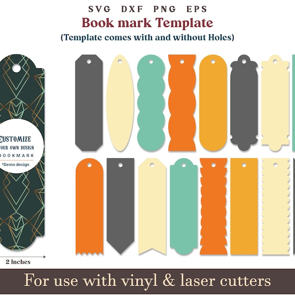 Bookmarks template svg, Bookmark card svg, 16 set leather bookmark svg, Bookmark label svg, acrylic bookmarks, Bookmark templates laser file