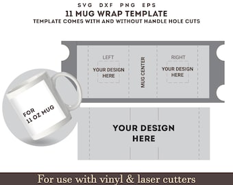 11 oz mug Template svg, mug wrap SVG, Cricut mug press, full mug wrap Template sublimation mug template cut file, Full Wrap mug Png Eps