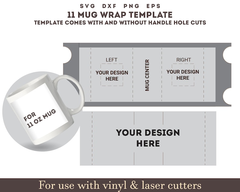 11 oz mug Template svg, mug wrap SVG, Cricut mug press, full mug wrap Template sublimation mug template cut file, Full Wrap mug Png Eps
