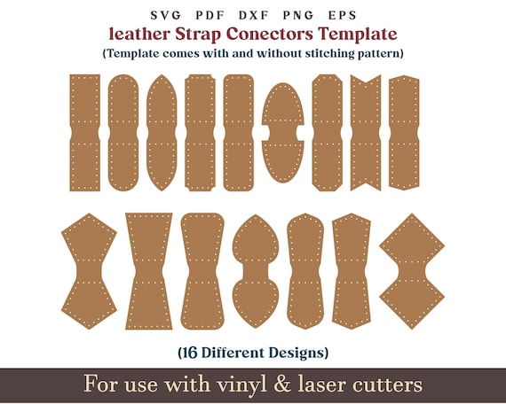 Making A Set of Leather Cord Wraps - Free PDF Template Set