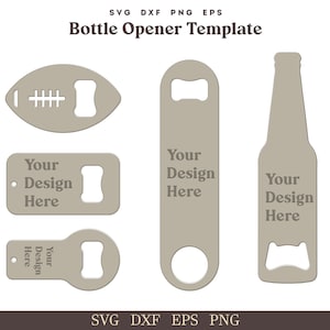Flesopener sjabloon flesopener sleutelhanger sjabloon, sleutelhanger sleutelhanger sjabloon lasersnijden bestand svg, voetbal sleutelhanger sjabloon dxf, png