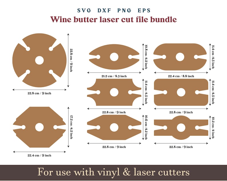 Wine Butler Svg Laser Cut File Bundle, Wine Glass Holder Svg, Wine ...