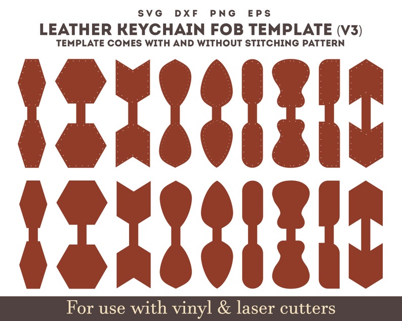 Leather Keychain Key Fob Template SVG Leather Keychain Etsy Leather Keychain Key Fob Template SVG Leather Keychain Etsy