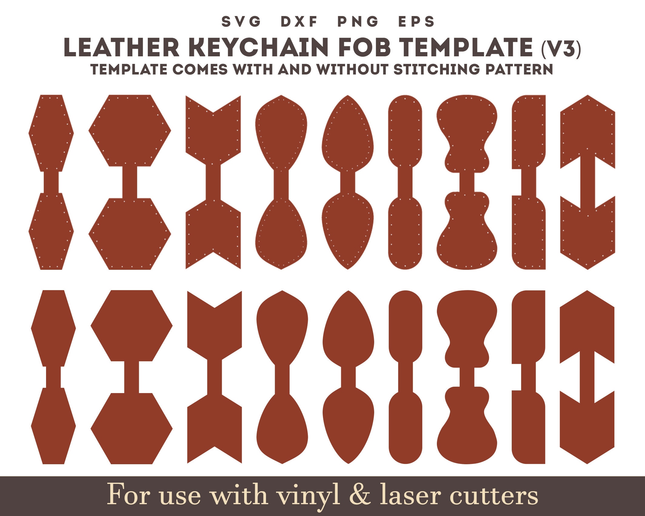 Leather Keychain Key Fob Template SVG Leather Keychain Etsy Leather Keychain Key Fob Template SVG Leather Keychain Etsy