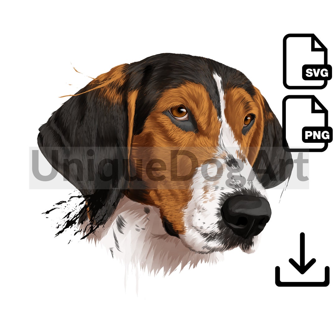 Unique Treeing Walker Coonhound PNG Clipart Sublimation Design Graphic ...