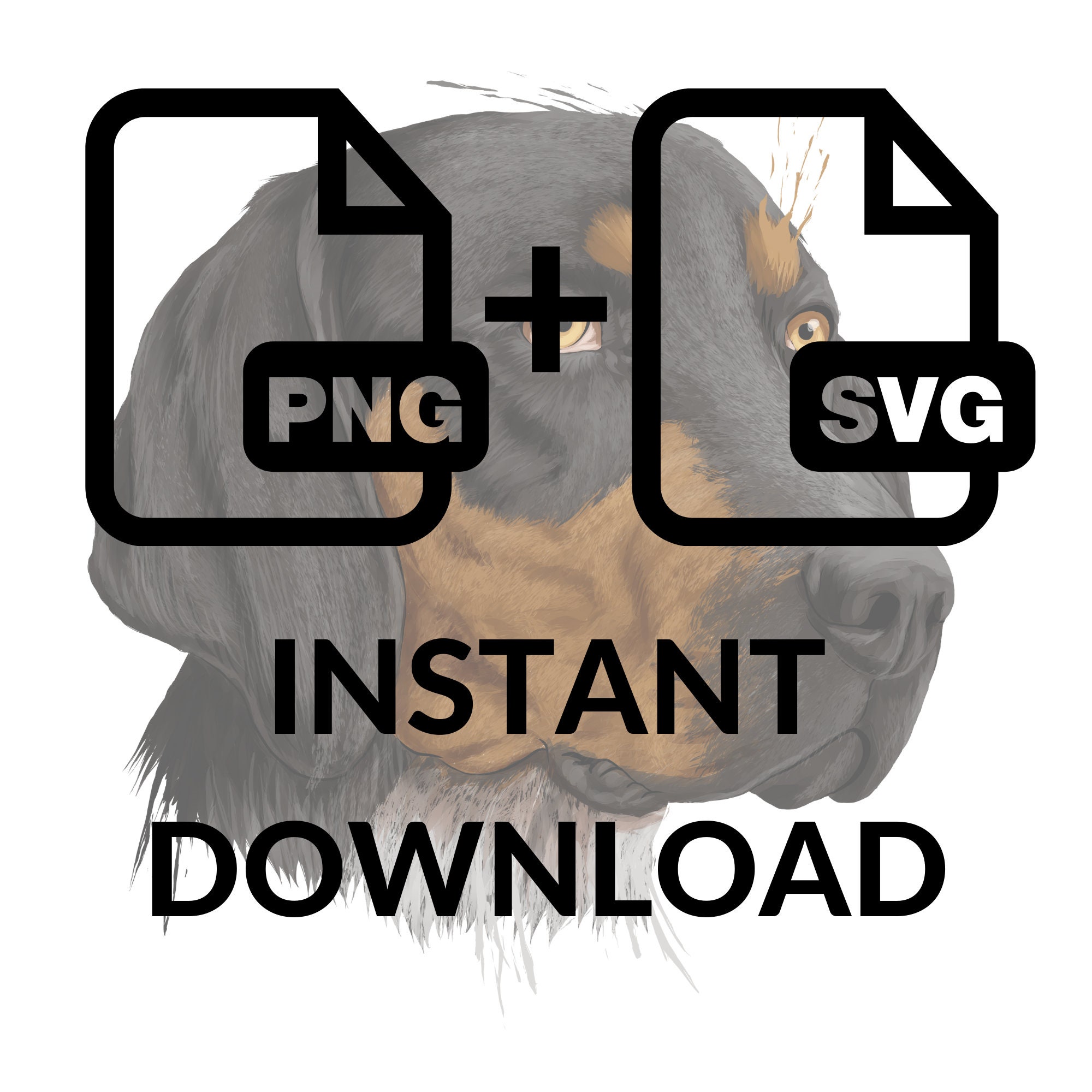 Bluetick Coonhound PNG Clipart Sublimation Design Graphic Printable ...