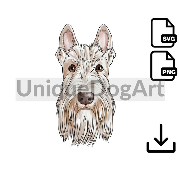Scottish Terrier Png - Etsy