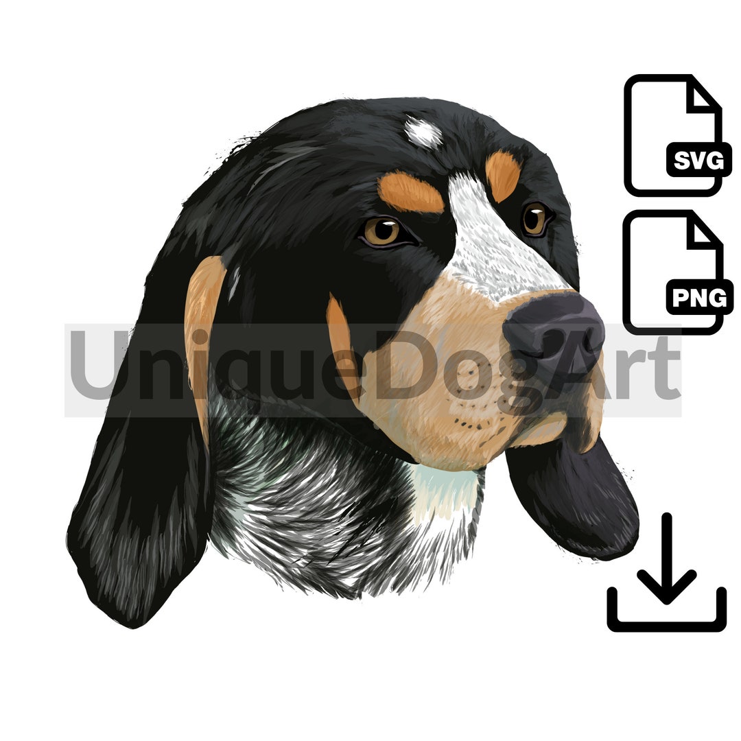 Unique Bluetick Coonhound PNG Clipart Sublimation Design Graphic ...