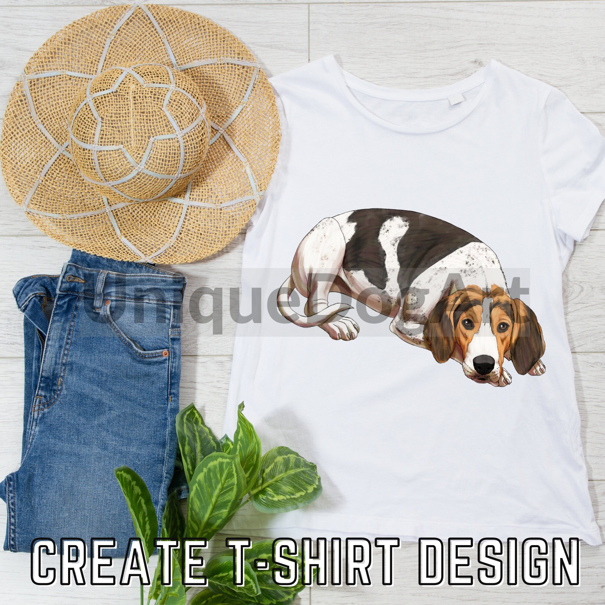 Treeing Walker Coonhound PNG Clipart Sublimation Design - Etsy