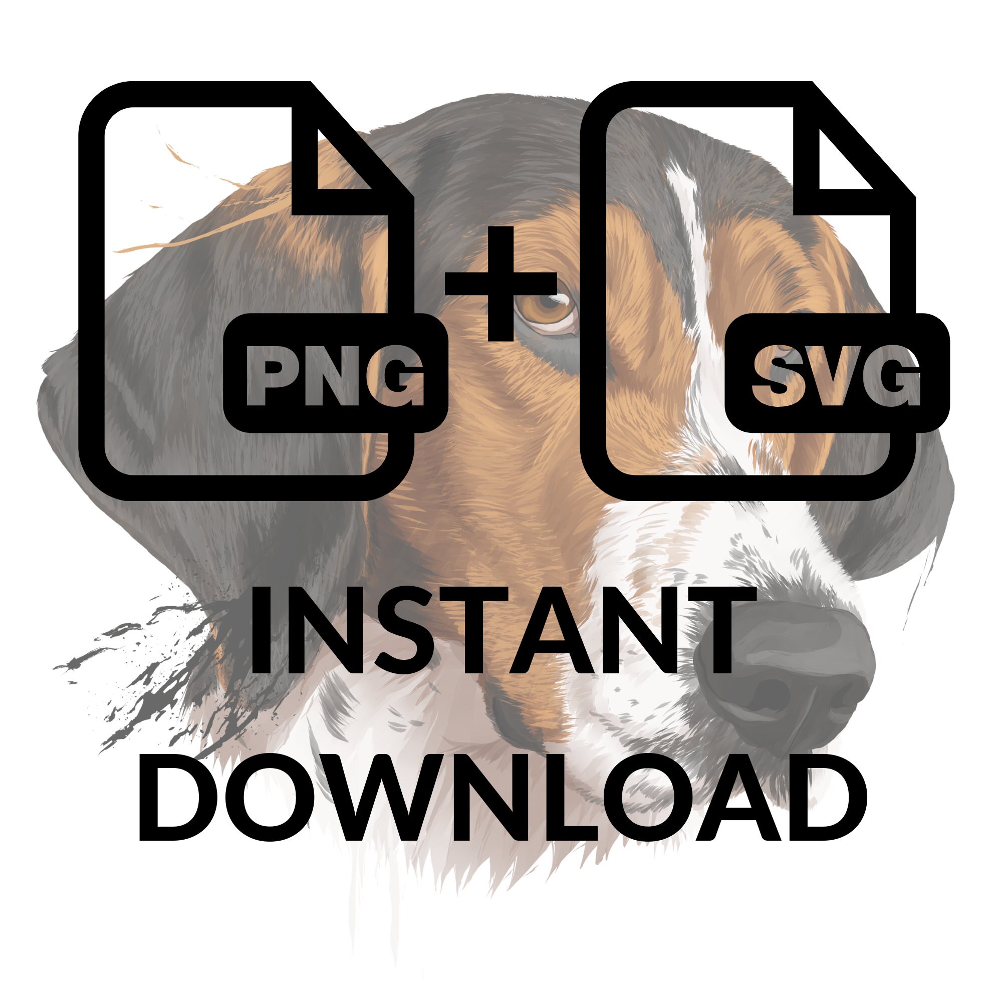 Unique Treeing Walker Coonhound PNG Clipart Sublimation Design Graphic ...
