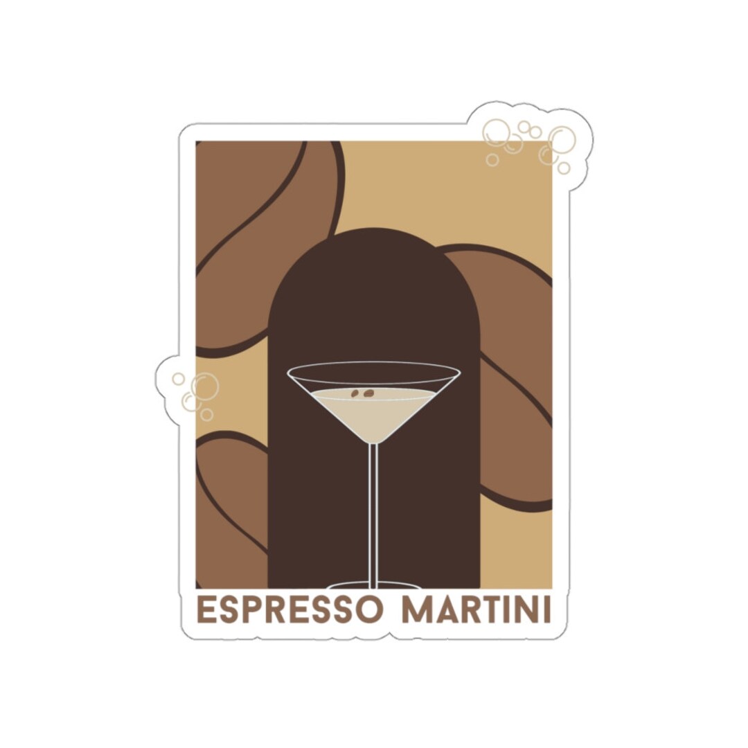 Espresso Martini Sticker Etsy