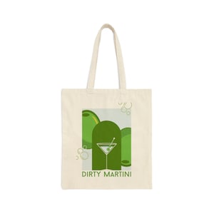 Dirty Martini Tote Bag - Natural