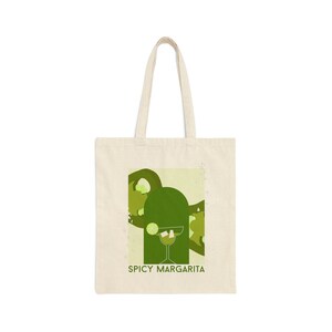 Spicy Margarita Tote Bag - Natural