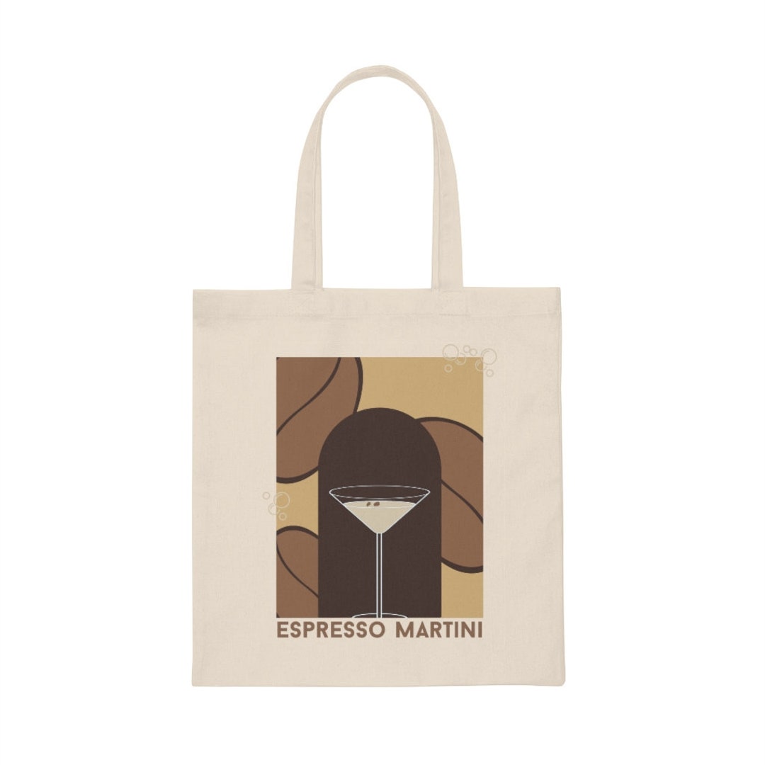 Espresso Martini Tote Bag Natural - Etsy