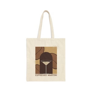 Espresso Martini Tote Bag - Natural