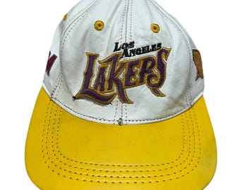 Vintage 90's Hardwood Classics 47 Brand LA Los Angeles LAKERS 3D
