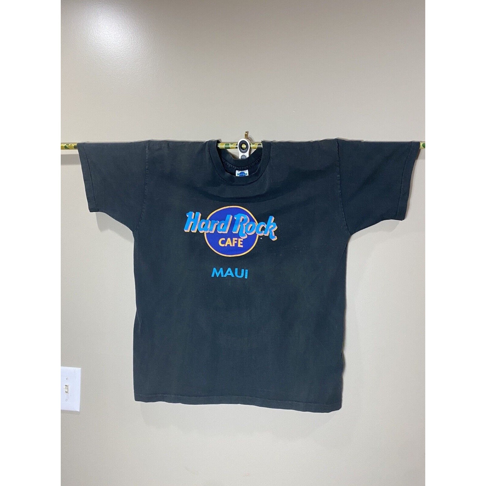 Vintage Hard Rock Cafe Black XL T Shirt Maui UNEVEN FADING See - Etsy