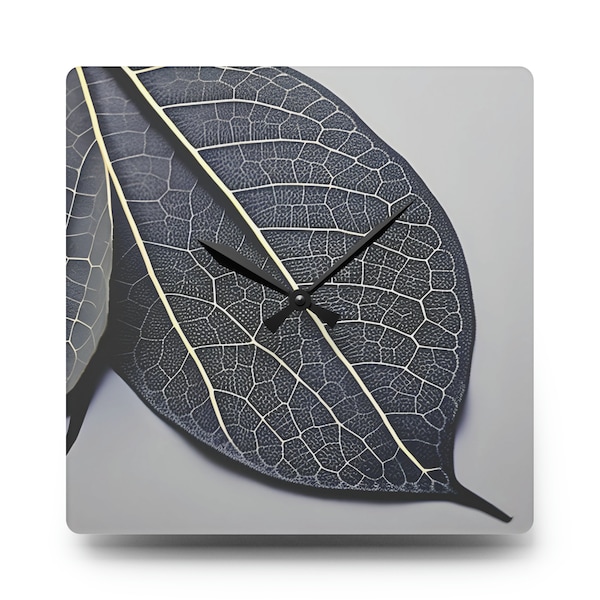 Square Wall Clock Etsy