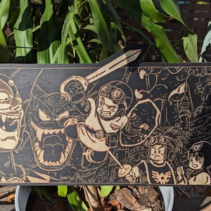 Dragon Quest II Tallado en madera