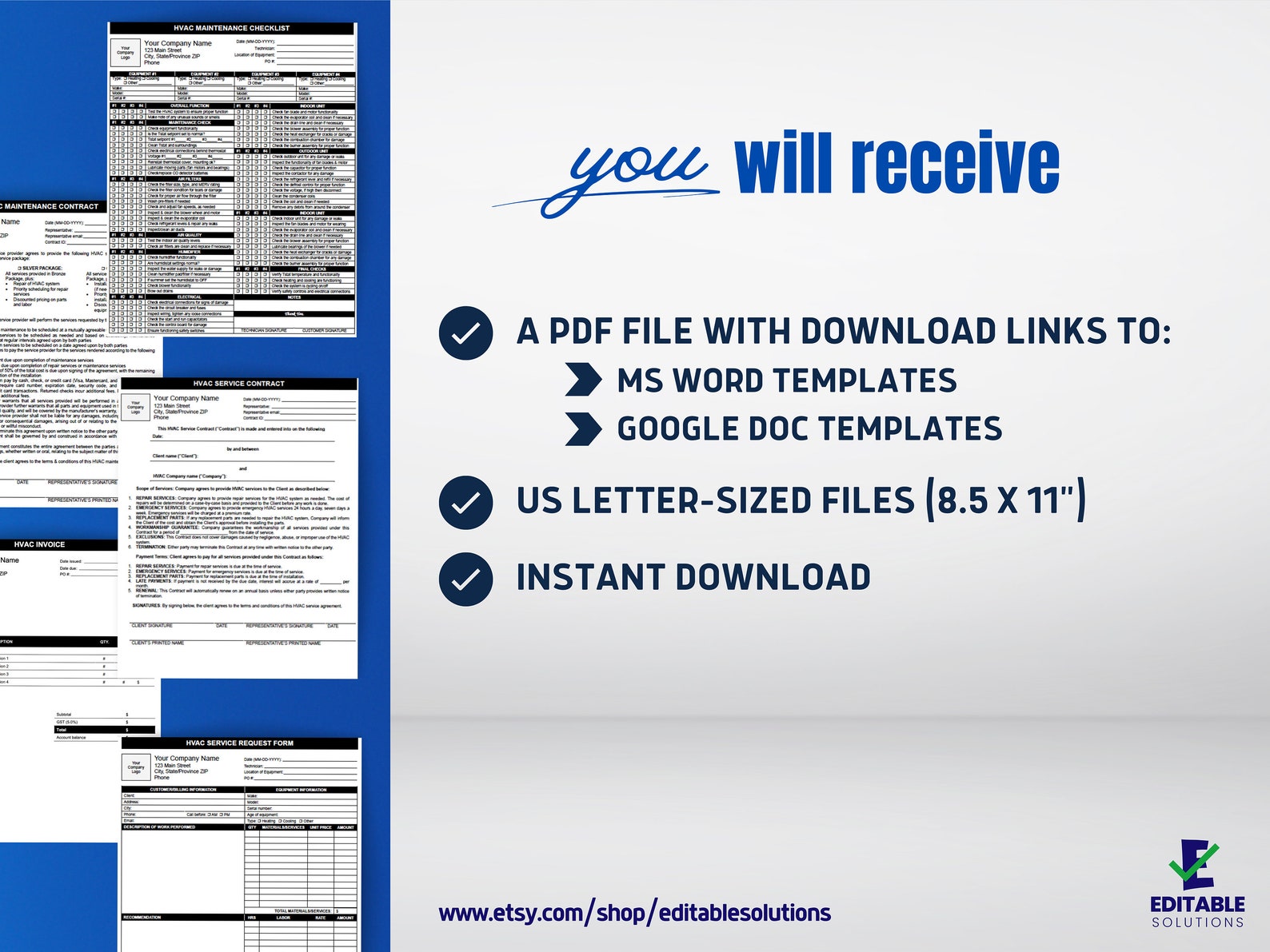 Hvac Contract Bundle Hvac Templates Hvac Contracts Hvac - Etsy Canada