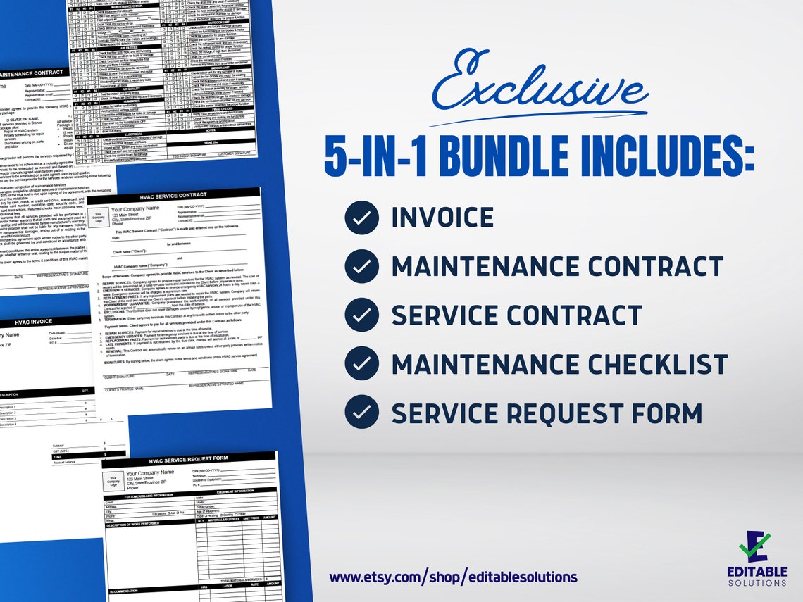 Hvac Contract Bundle Hvac Templates Hvac Contracts Hvac Etsy Hvac Contract Bundle Hvac Templates Hvac Contracts Hvac Etsy